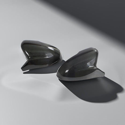 Carbon Fiber Custom Mirror Caps for KIA Stinger GT Hatchback 2018 to 2023