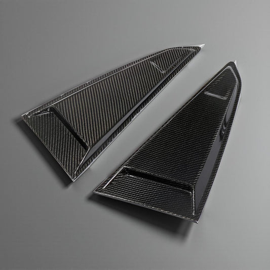 Dry Carbon Fiber Rear Louver Vents - Audi TTS/TT MK3 8S (2016-2019)