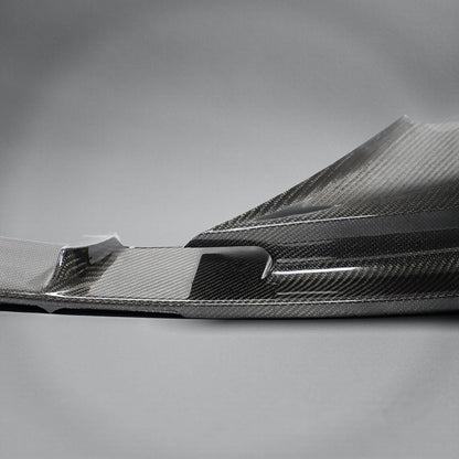 5 Series Carbon Fiber Front Bumper Lip Spoiler for BMW F90 M5 Sedan 2021-2022