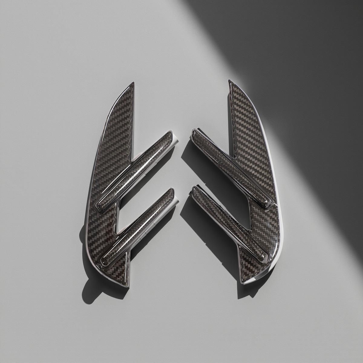 Dry Carbon Side Air Fender Vent Cover Trims for BMW 4 Series G82 & G83 M4 2021+