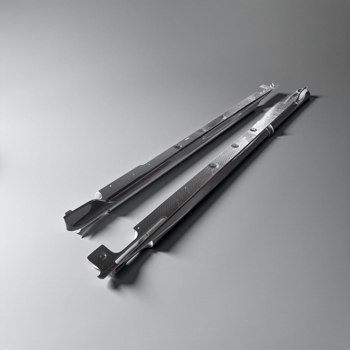 G20 LCI Carbon Fiber Side Skirt Plates for BMW 3 Series M Sport 2022-2023