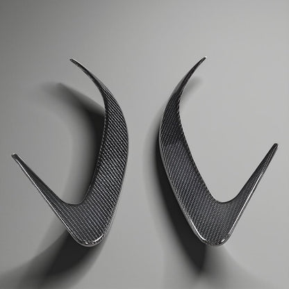 Vacuum Carbon Rear Bumper Vent Trims - Mercedes-Benz CLS (CLS400, CLS500, CLS550, CLS63 AMG) (2015-2017)