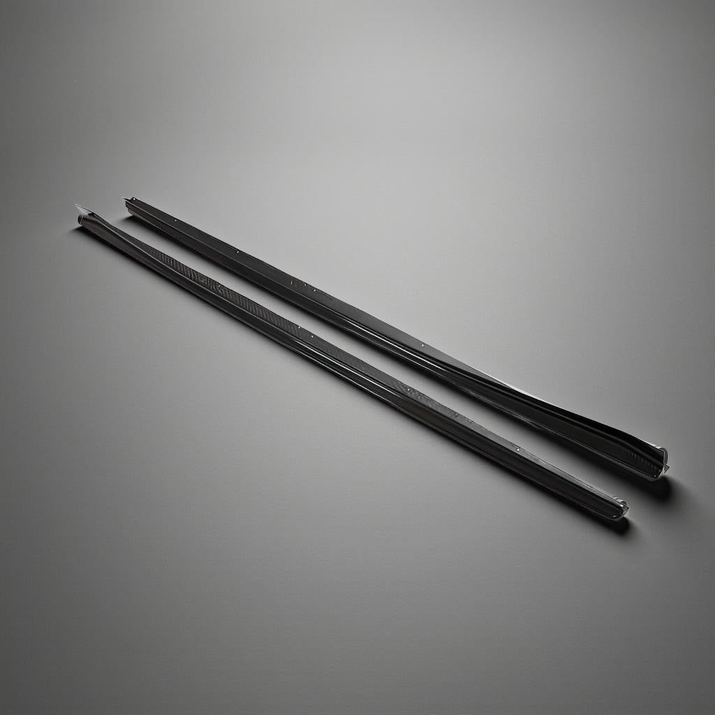 Dry Carbon Fiber Side Skirt Extensions for BMW G16 8 Series 840i & M850i M Sport Gran Coupe (2020-2021)