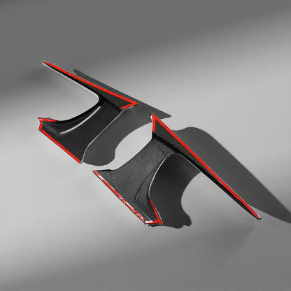 Dry Carbon Fiber Front Bumper Scoop - Jaguar F-Type X152 Coupe (2020-2021)