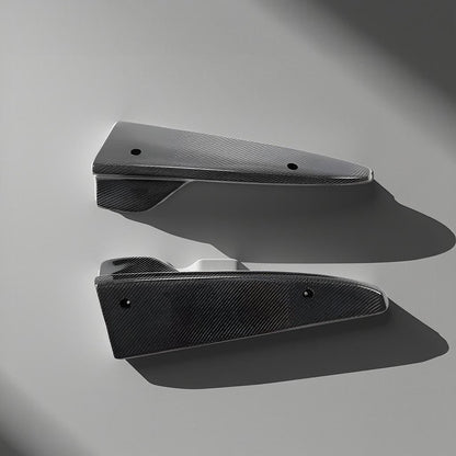 Mercedes W205 Carbon Fiber Rear Bumper Splitters & Vents - C-Class (C63 AMG, C300, C400, C43 AMG) (2015-2019)