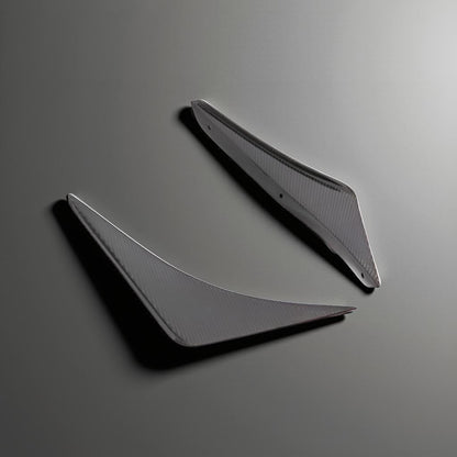 Carbon Fiber Front Canards - Mustang GT or Shelby GT350R Coupe 2-Door (2015-2017)