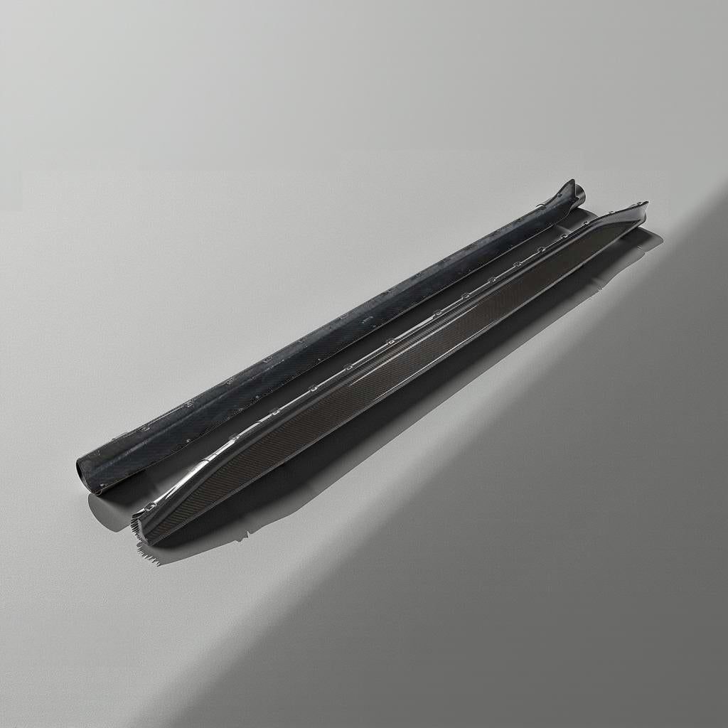 Dry Carbon Side Skirts for BMW 3 Series G80 M3 Competition Sedan 2021-2022