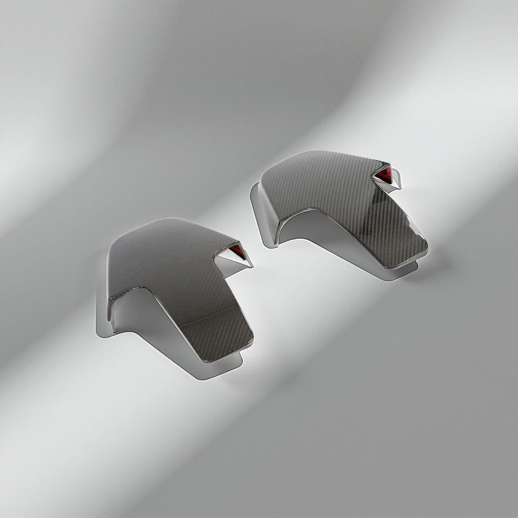 Dry Carbon Seat Headrest Back Trim Cover for BMW M3 & M4 (G80/G82/G83) 2021-2024