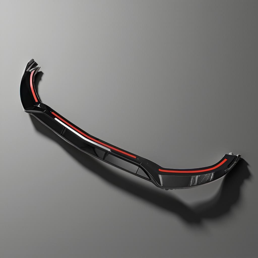 Glossy Black Front Lip Bumper for Mercedes Benz C-Class W205 (C43, C250, C300, C350) 2015-2018