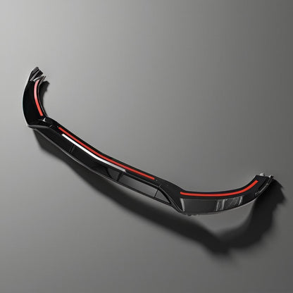 Glossy Black Front Lip Bumper for Mercedes Benz C-Class W205 (C43, C250, C300, C350) 2015-2018