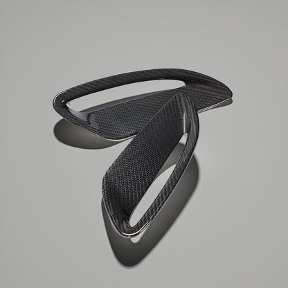 Dry Carbon Fiber Engine Hood Vents for Jaguar F-Type X152 Base Coupe 2020-2021