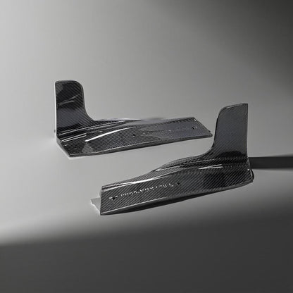 Audi A5/S5 Carbon Fiber Rear Bumper Canards & Splitter Fins (2017-2019)
