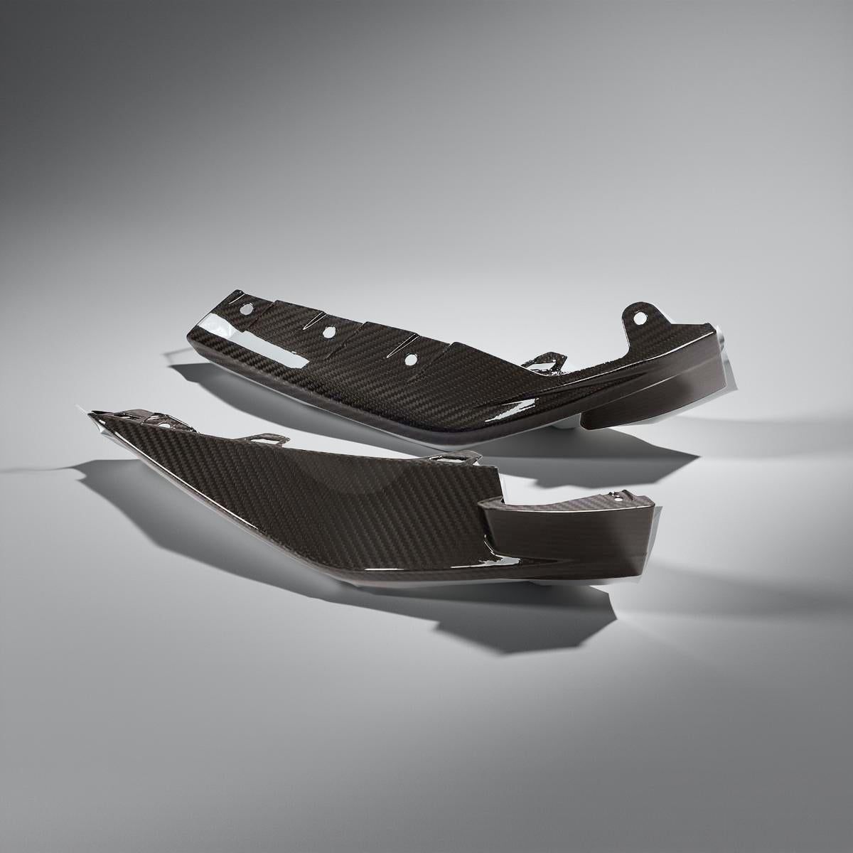 Luxury New 3 & 4 Series Dry Carbon Fiber Front Side Splitter for BMW G80 M3 & G82 M4 Sedan & Coupe 2021+