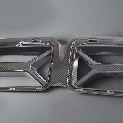 Dry Carbon Fiber Front Kidney Grille for BMW G87 M2 2023 Replacement
