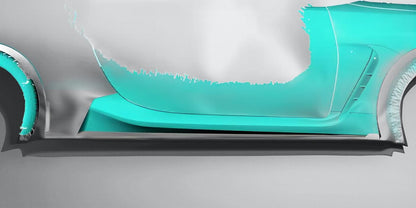 Carbon Fiber Side Skirt Extension for Toyota GR86 & Subaru BRZ Coupe (2022-2023)