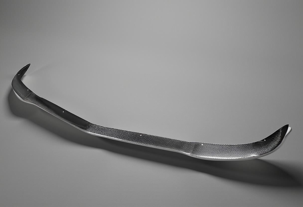 Mercedes Benz C63 AMG W204 Front Splitter Lip (Carbon Fiber, 2012-2015)