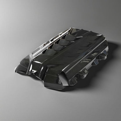 Chevrolet Corvette C8 2020-2023 Dry Carbon Engine Cover & Bay Hood Trim