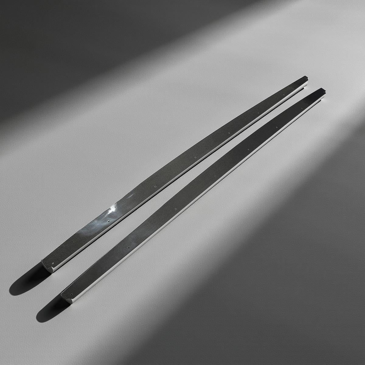 F10 Carbon Fiber Car Skirt Sills for BMW 5 Series F10 M-Sport M5 (2011-2016)