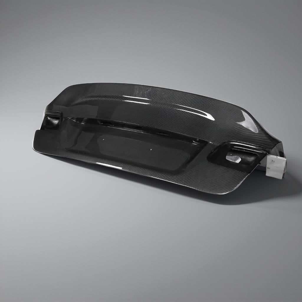 BMW E92 2006-2009 V Style Carbon Fiber Rear Decklid Trunk