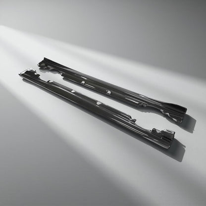 Carbon Fiber Side Skirts for Mercedes-Benz A-Class W176 A200, A250, or A45 AMG Hatchback 4-Door (2013-2018)