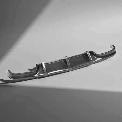 Mercedes W204 C63 Carbon Rear Diffuser - TMS Style
