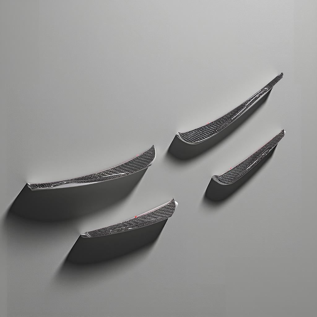 Carbon Fiber Front Canards for BMW F06, F12, F13 M6 (2013-2016)