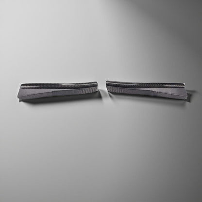 Carbon Fiber Front Bumper Canards & Fins Spoiler for BMW M3 E90/E92/E93 (2007-2013)