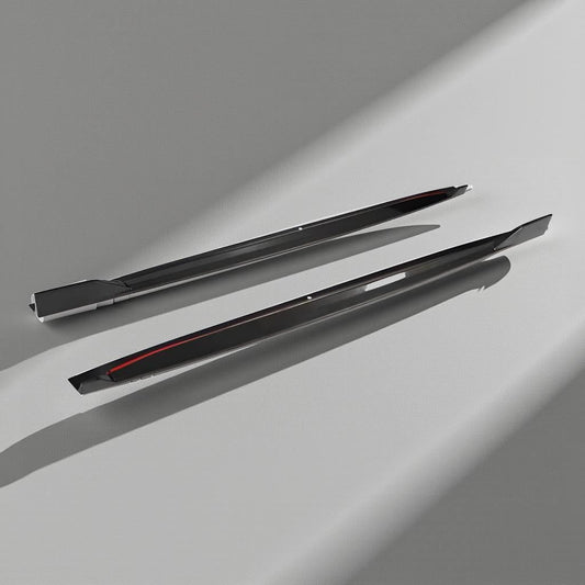 BMW X5 G05 M-Tech 2019 Carbon Fiber Side Skirt Extensions