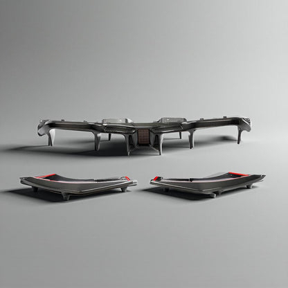 BMW F87 M2/M2C Competition (2019-2021) Carbon Fiber Rear Bumper Diffuser Lip Light