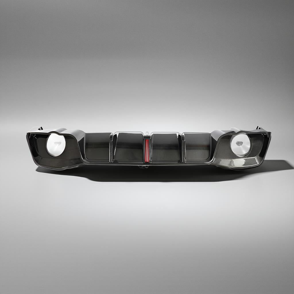 Carbon Fiber Rear Bumper Lip for 2021-2023 VW Golf MK8 GTI Hatchback 4-Door