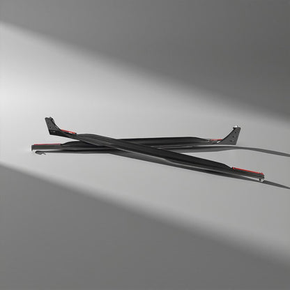 Audi RS6 C8 Carbon Fiber Side Skirts Extension (2019-2021)