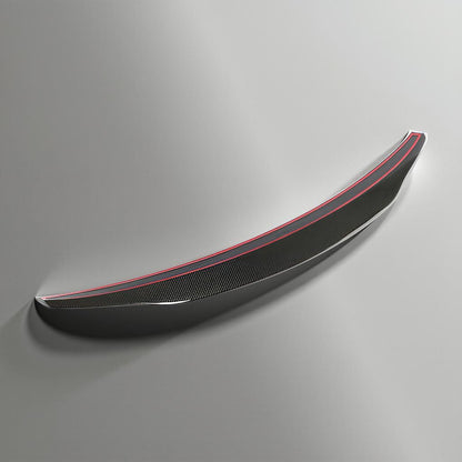 Carbon Fiber Rear Ducktail Spoiler - Mercedes E-Class (E200, E350, E63 AMG) Sedan (2016-2019) PSM