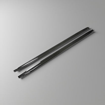 Carbon Fiber Side Skirts Extensions for Audi S3 Premium Plus Sedan (2021-2022)