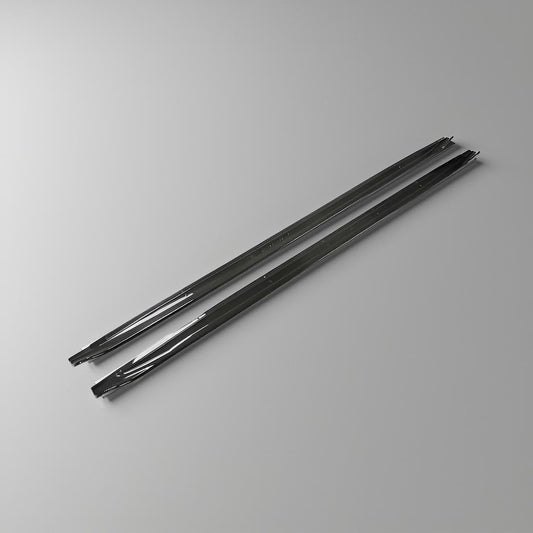 Carbon Fiber Side Skirts Extensions for Audi S3 Premium Plus Sedan (2021-2022)