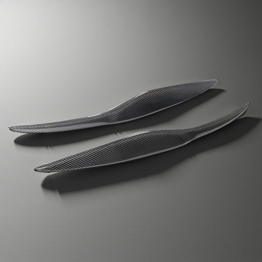 Carbon Fiber Eyebrow Headlight Cover for Ford Fiesta 2009 to 2012