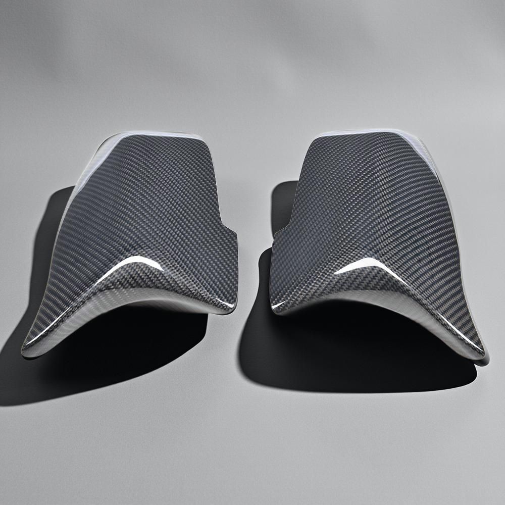 Carbon Side Door Rearview Mirror Covers for BMW 5 Series F10 LCI (2013-2017)