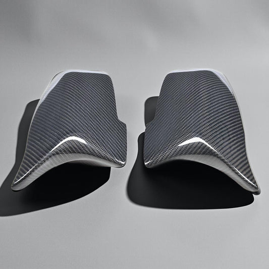 Carbon Side Door Rearview Mirror Covers for BMW 5 Series F10 LCI (2013-2017)