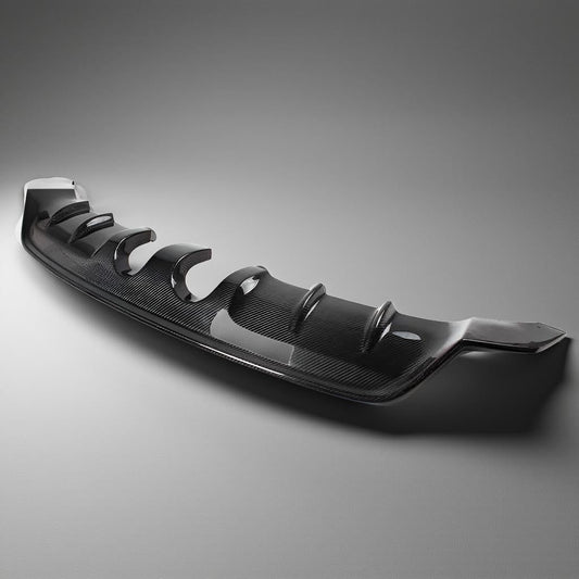 MK6 Carbon Fiber Rear Diffuser Lip Kit for Volkswagen Golf VI R20 Bumper