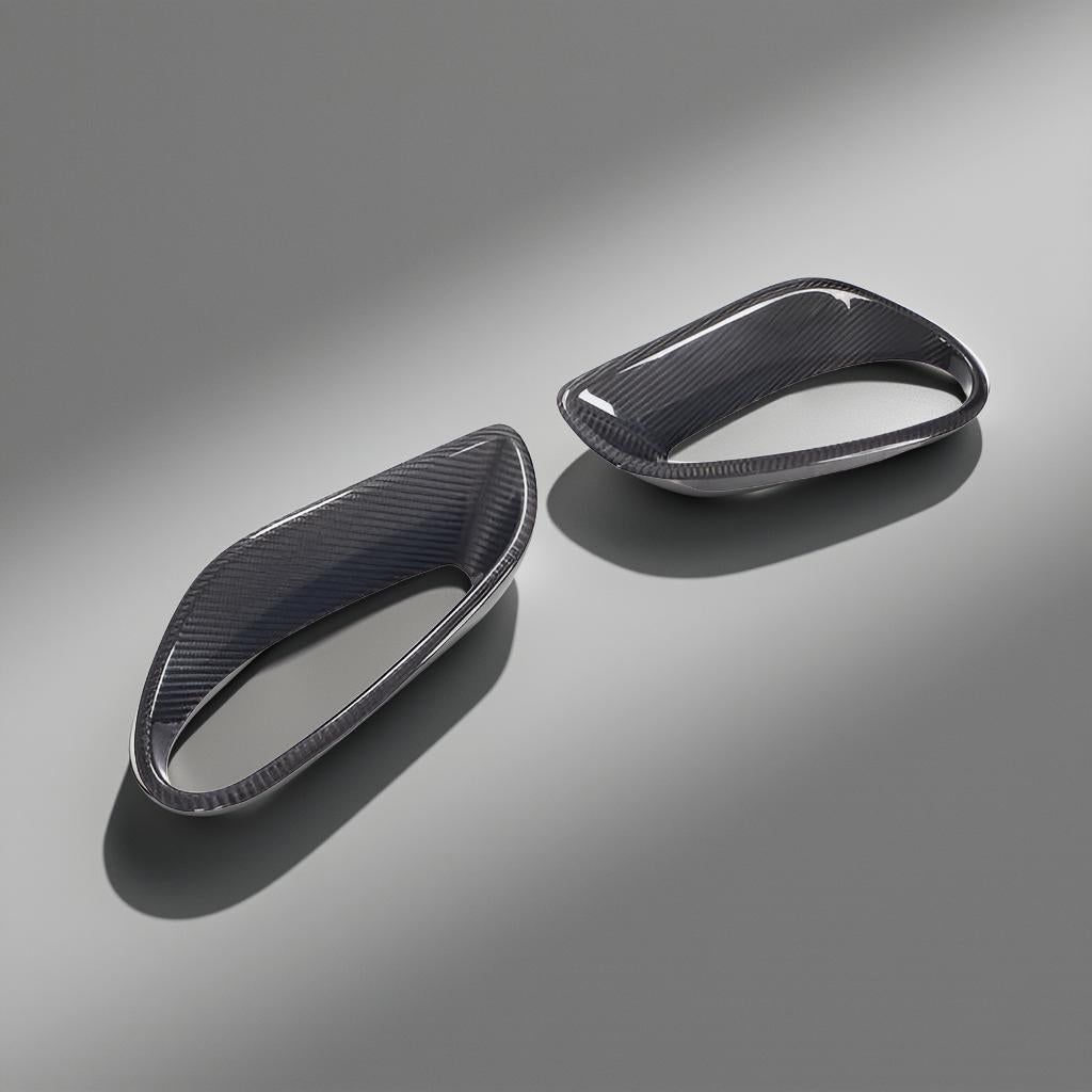 Dry Carbon Side Scoop Air Ducts for Porsche 911 Turbo S Cabriolet 2014 to 2016