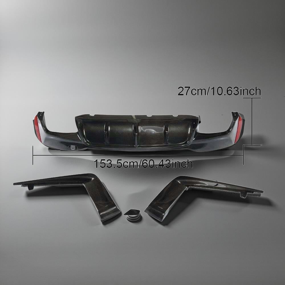 Carbon Fiber Rear Bumper Lip Diffuser for 2018-2019 BMW F90 M5