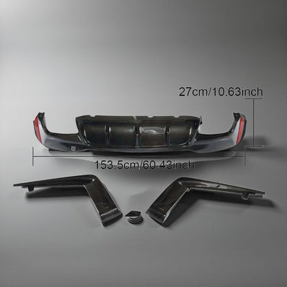 Carbon Fiber Rear Bumper Lip Diffuser for 2018-2019 BMW F90 M5